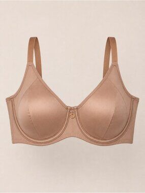 Ashley Graham Rose Gold Unpadded Unlined Underwire Bra size 40DD Lingerie